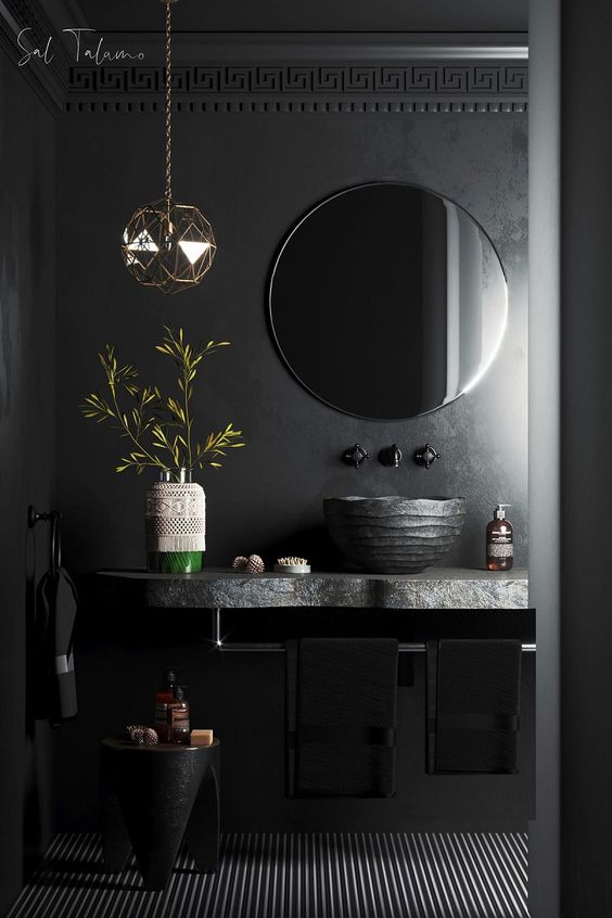 Black Mirror Bathroom