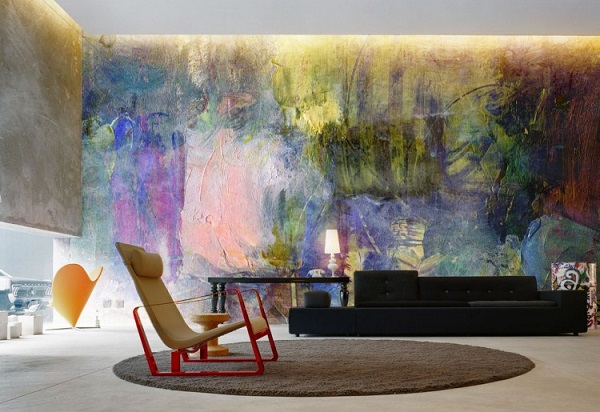 modern wall mural paint