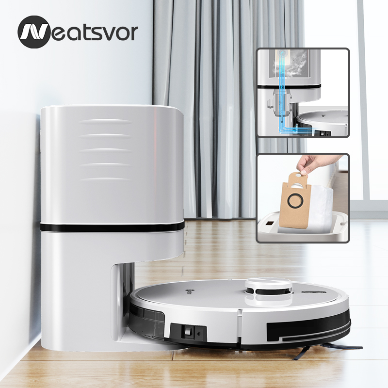 Lot De 6 Sacs à Poussière Pour Aspirateur Robot NEATSVOR S600 - Accessoires De Rechange Grande Capacité
