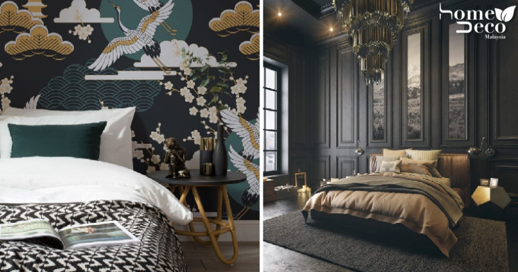 6 Beautiful Black Bedrooms That Will Be Super Enchanting In Your Home Homedecomalaysia