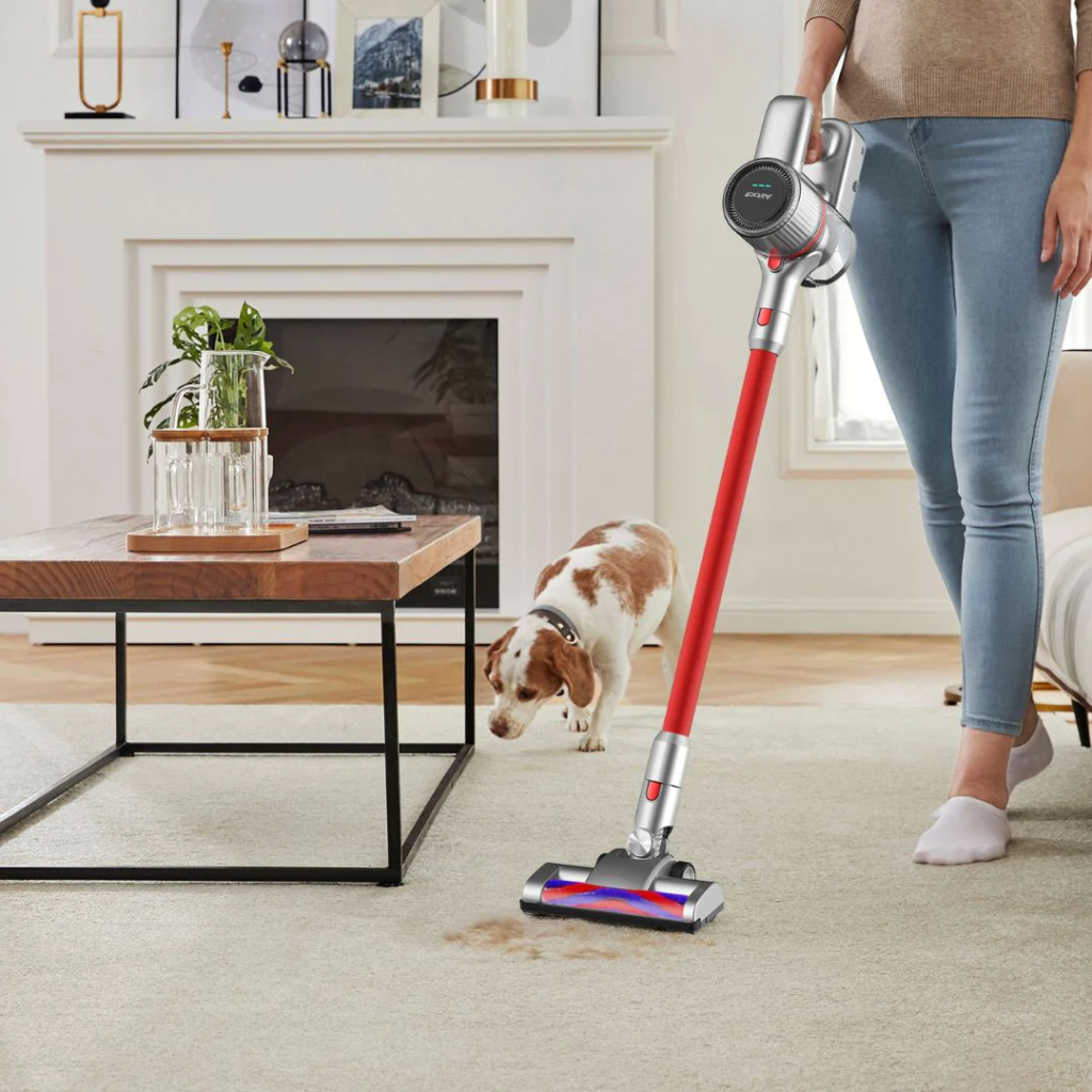 Dyson Flagship V7 Fluffy HEPA Cordless Stick Vacuum Cleaner:  Combination/Crevic Tool, 2 Power Modes, 2 Tier Radial Cyclones, No-Touch  Dirt Emptying