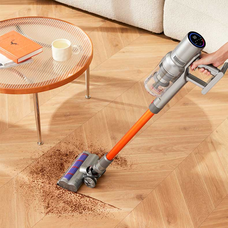 Dyson Flagship V7 Fluffy HEPA Cordless Stick Vacuum Cleaner:  Combination/Crevic Tool, 2 Power Modes, 2 Tier Radial Cyclones, No-Touch  Dirt Emptying