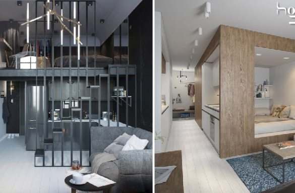 View of 7 Mindblown Ways To Make Your Small Apartment Look Like A Penthouse