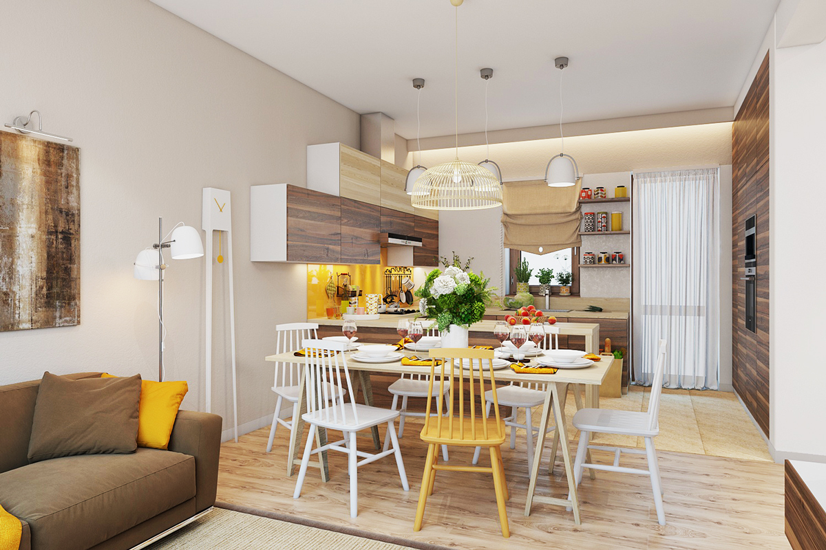 yellow-and-white-scandinavian-dining-decor